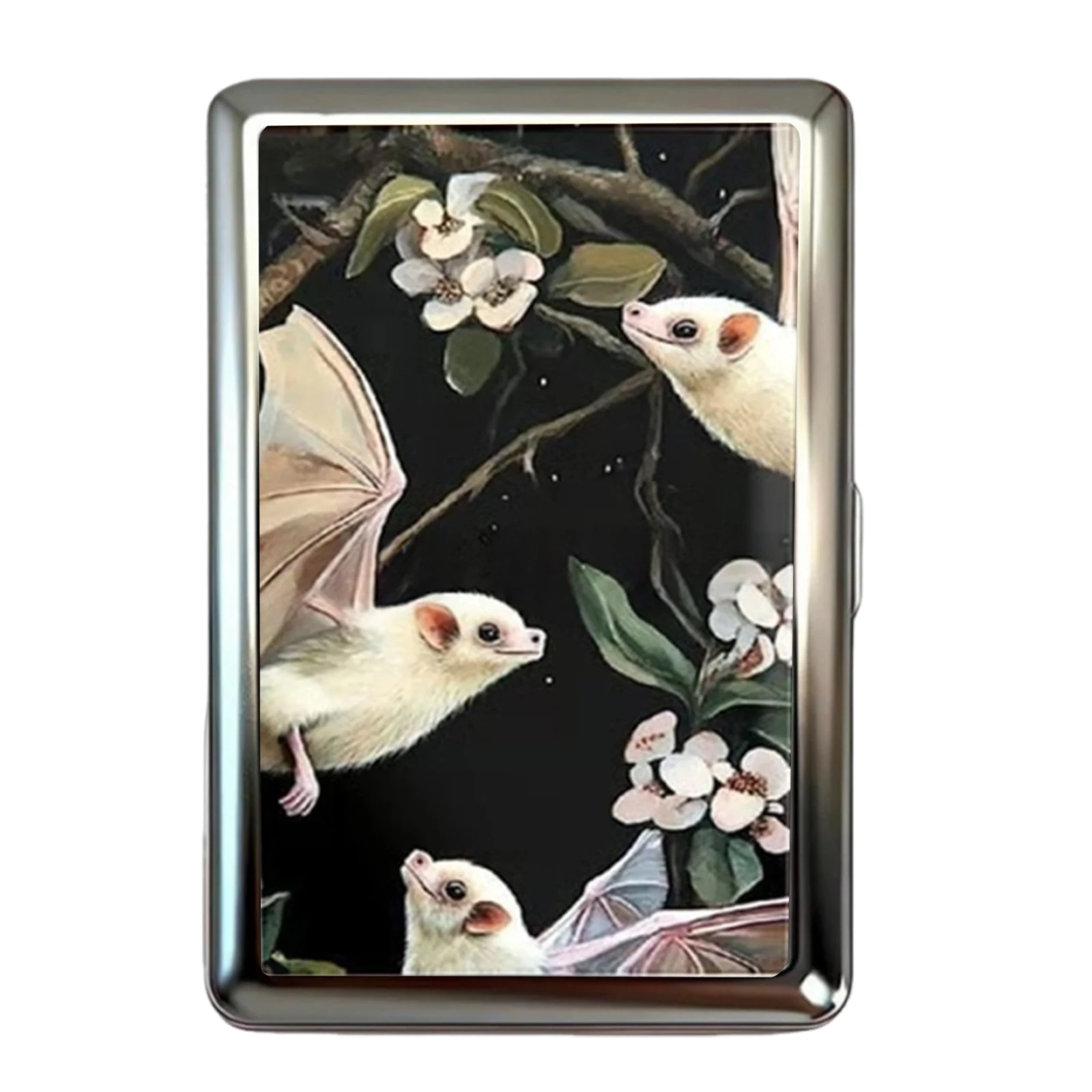 Vintage-Stil Kartenetui im Art-Deco-Design aus Metall Einfach zu Verschließendes Multifunktionales Geldetui Visitenkartenhalter – Detail 24