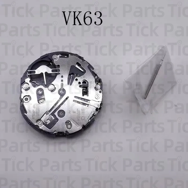 Preminum Japan VK63 VK63A Quartz Movement Chronograph 24 Hours Replace for Watch Single Calendar 0 Jewels