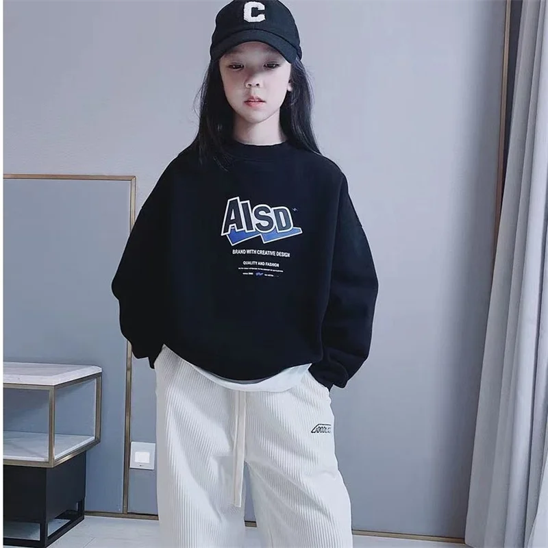 

Girls Hoodies Sweatshirts Cotton Tops Overcoat 2023 Perfect Spring Autumn Windproof Kids Long Sleeve Children's Clothing