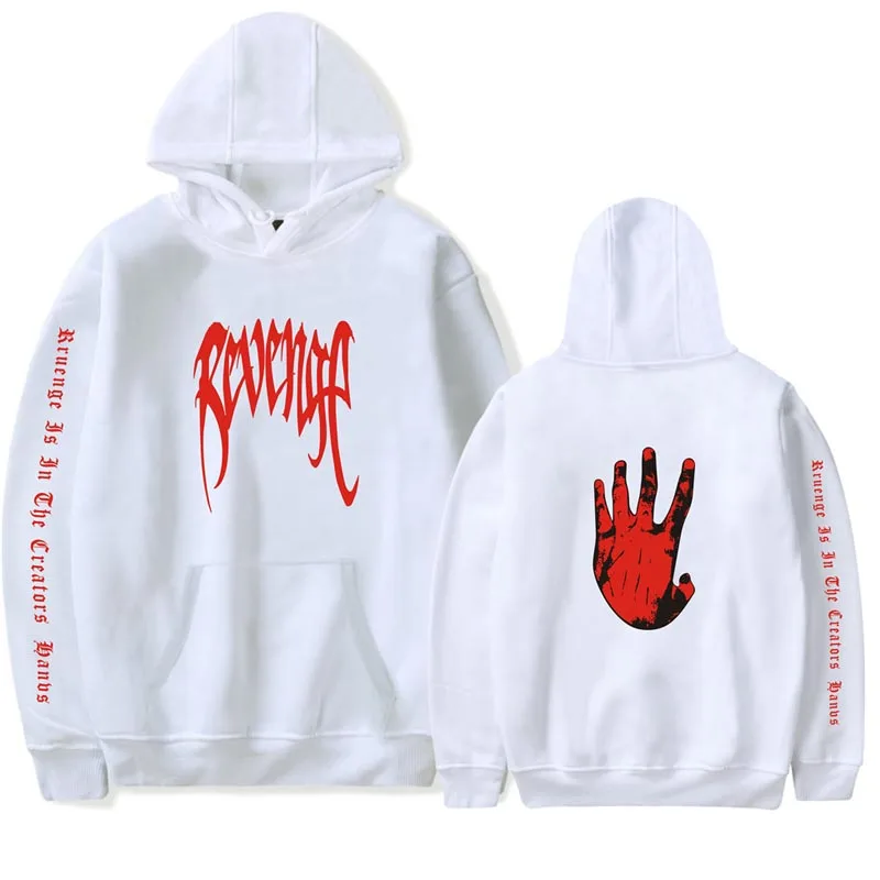 Unisex Hoodies Cool Hip Hop Sweater Terror Reid Metal Pullover Fleece Hooded Sweatshirt For Men Women Ftp Rap Xxx Tentacion