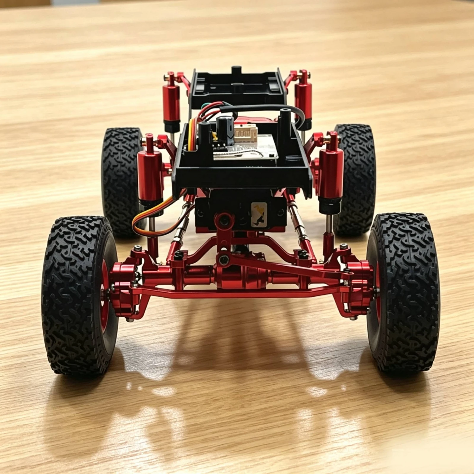 Front and Rear Axles Aluminum Alloy Complete Axle Assembly RC Axle with Gears Metal Lightweight for Hobbyists