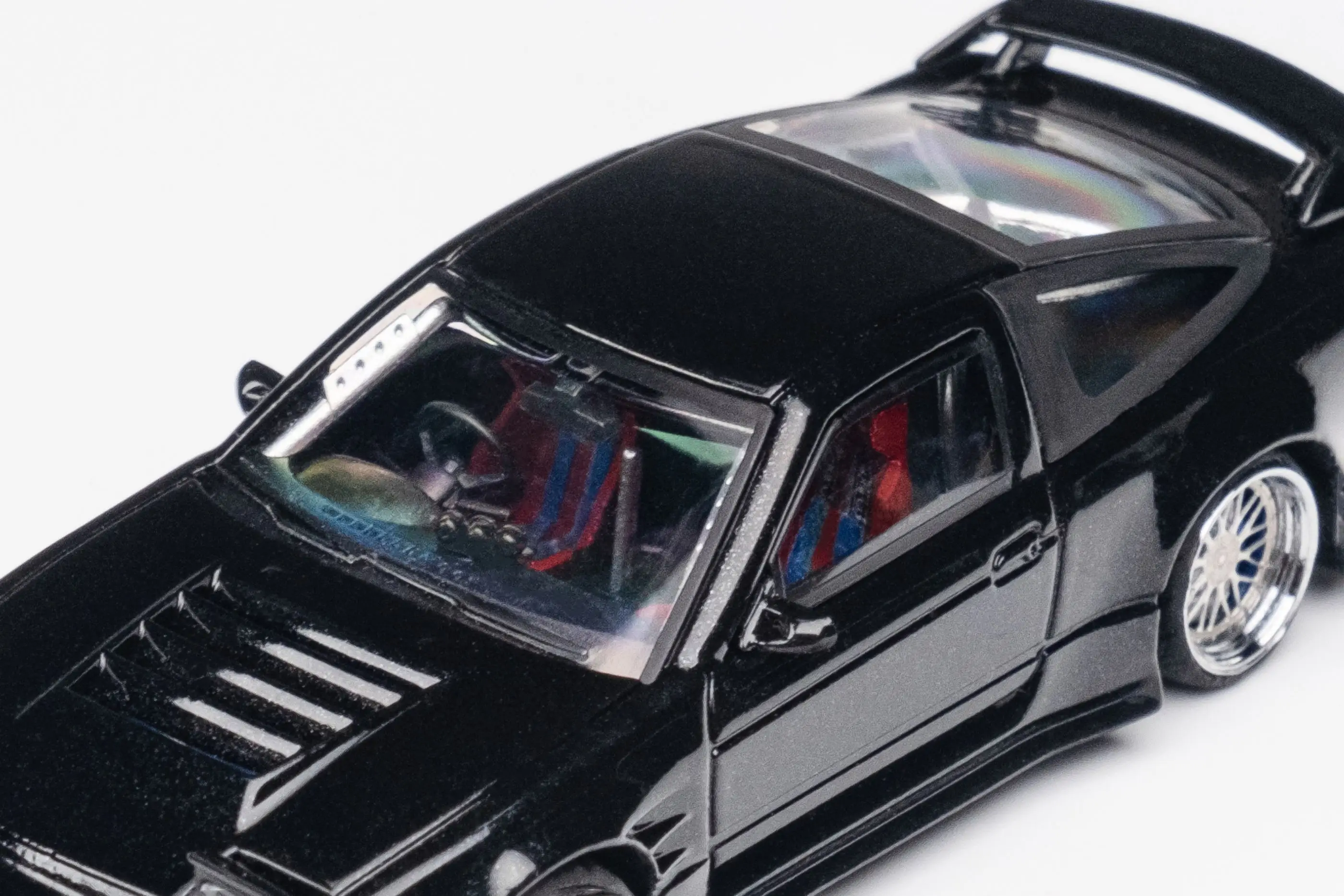 Newly Stocks Micro Turbo 1:64 Diecast 180SX TYPE X Black Color In 2024