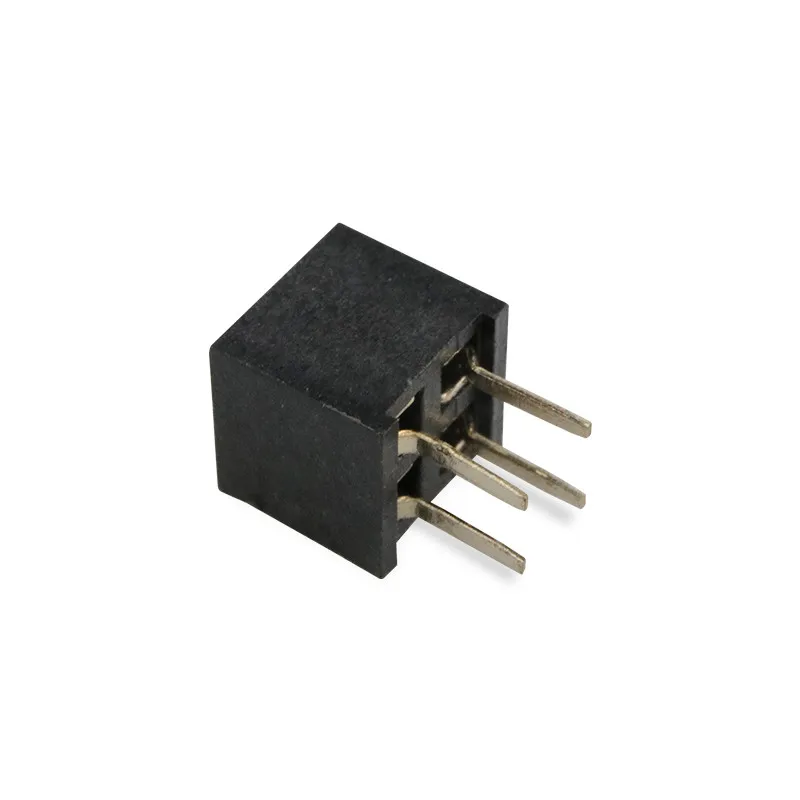 10PCS Double Row Pin Female Header Socket Pitch 2.54mm 2*2p 3p 4p 5p 6p 8p 10p 12p 40p Pin Connector