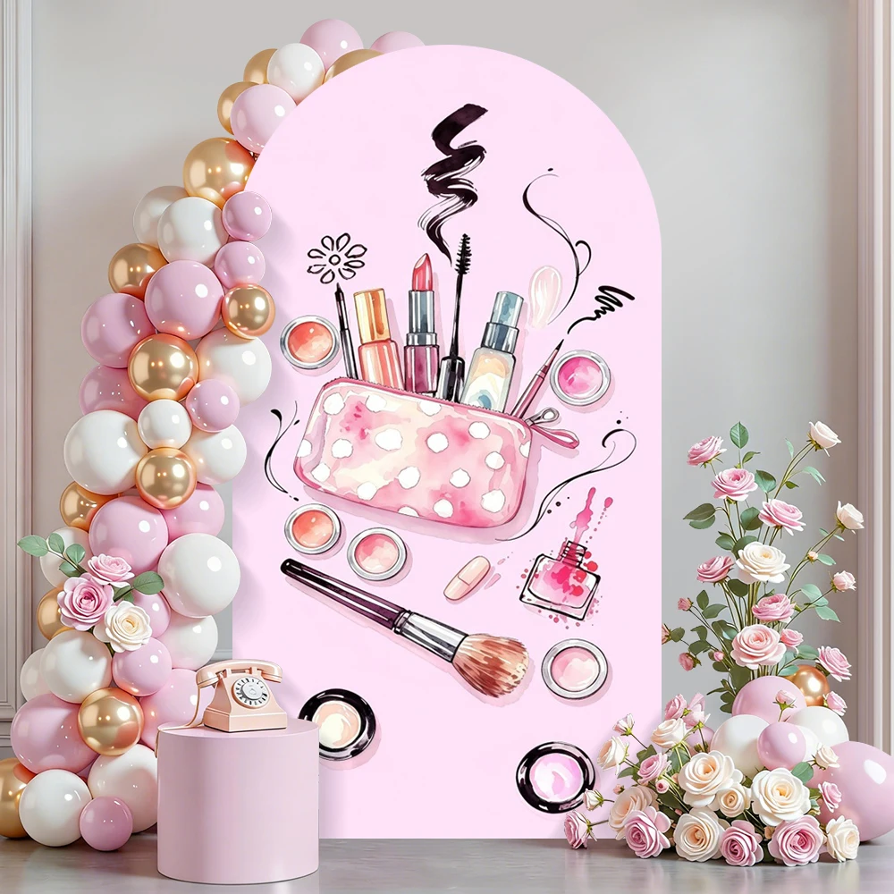 Pink Beauty Makeup Arch Backdr - Beauty Makeup Girl Photo recension och pris