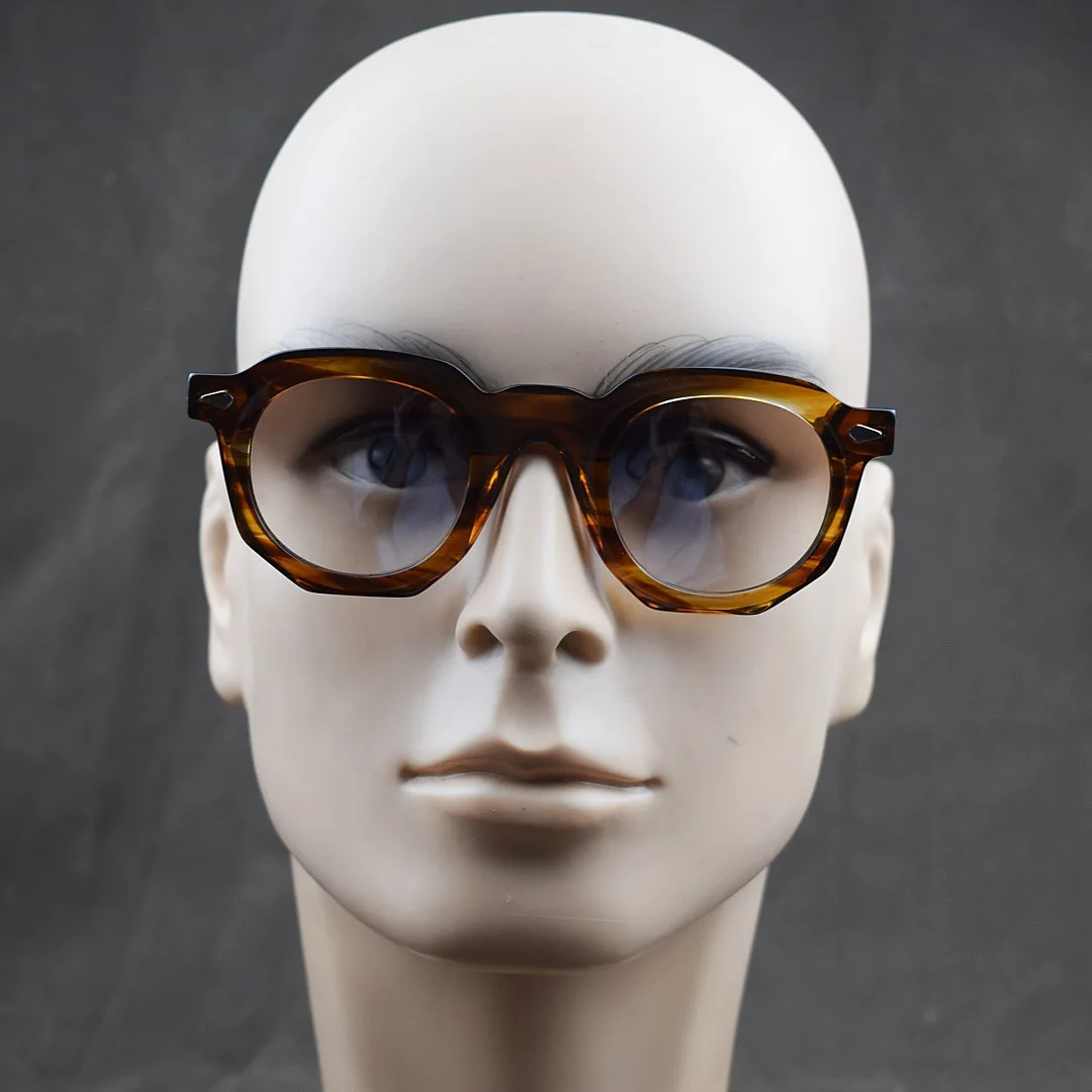 نظارات شمسية جديدة بإطار سميك بيضاوي لعام 2025 نظارات شمسية عصرية على شكل أظافر الأرز للرجال والنساء في الهواء الطلق نظارات شمسية UV400