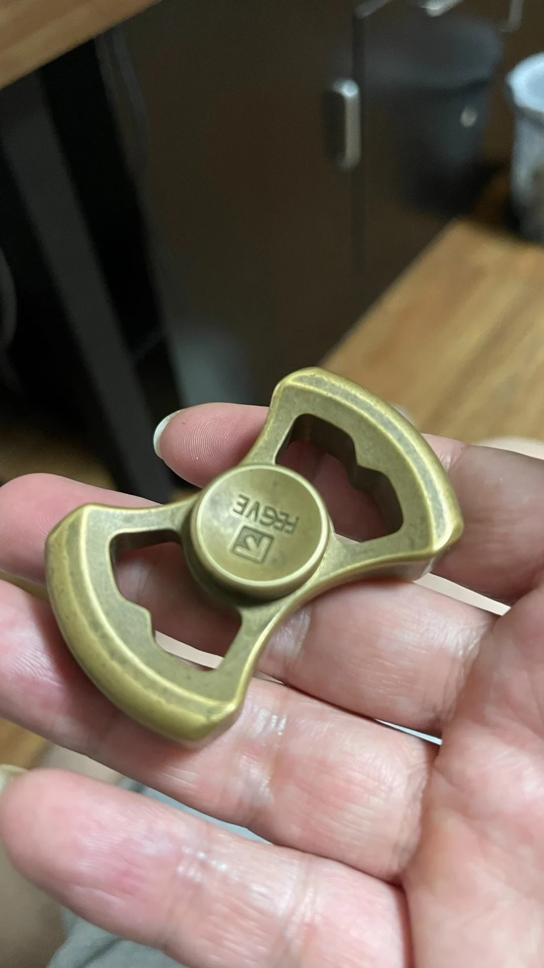 Used FEGVE Fingertip Gyroscope EDC Decompression Toy