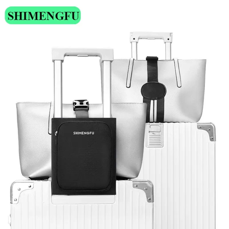 

Adjustable Travel Duffle Luggage Binding Belt - Cross Packing Cord Bag Holder Fixed Straps for Suitcase Secure Travel Accessory