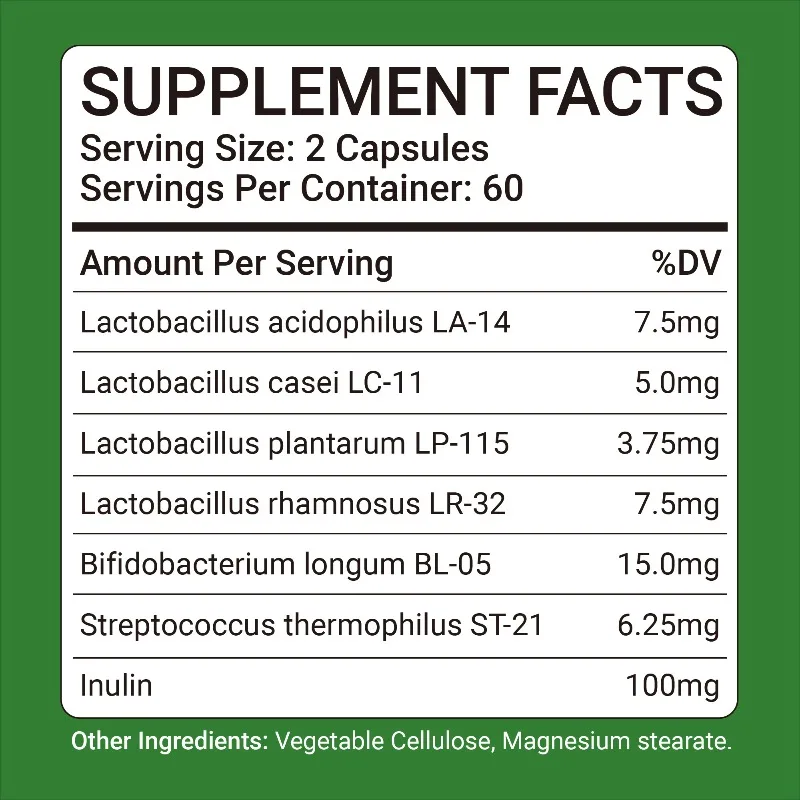Probiotics Plus Supplement - Support Digestion and Immune System Health, Improve Constipation, Weight Management