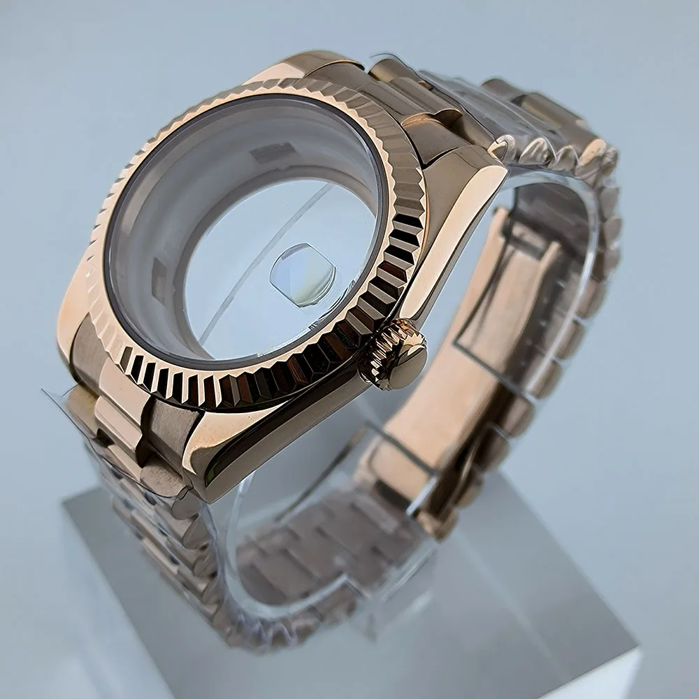 Miyota8285 Watch Case 39mm Case Movement watch automatic mechanical watch sapphire glass men watch fit 8285 movement watch tool