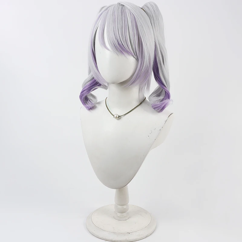 アニメ Honkai: スターレール 3月7日コス コスプレウィッグ ハロウィンカーニバルパーティー小道具 人工毛 耐熱繊維 + ウィッグキャップ