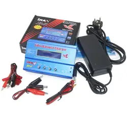 Digital Imax B6 80W Balance Charger T/Tamiya/XT60 Plug With 12V/5A DC Converter Adapter For RC Lipo NiMH NiCd Li-ion Battery