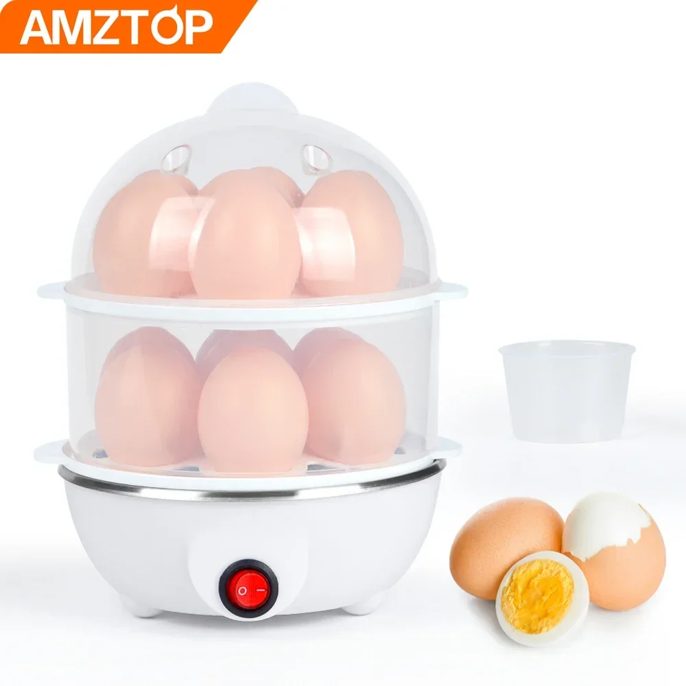 New Arrivals Kitchen Double Layer Electric Egg Boiler Holder Penguin Nutricook Rapid Egg Cooker