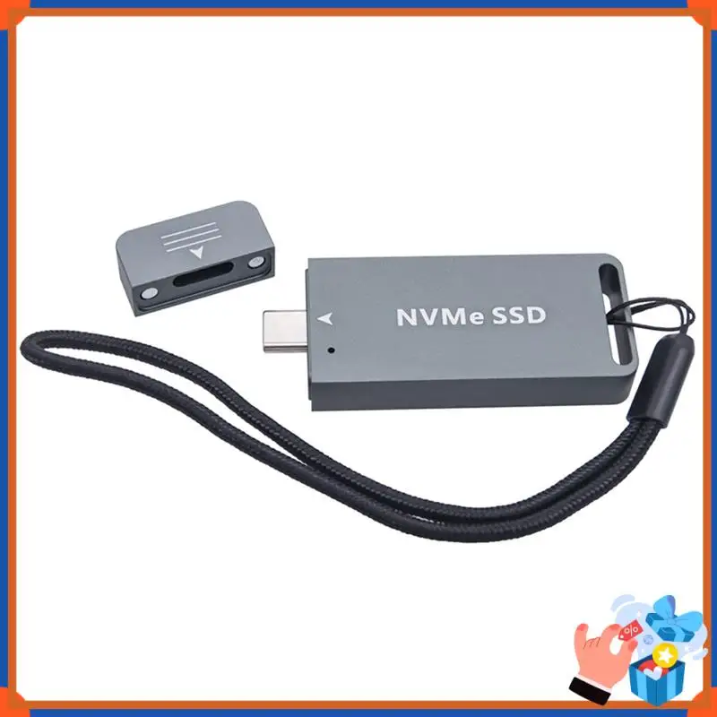 Compact M.2 SSD Case M.2 NVME SATA Double Protocol External Hard Drive Case USB3.2 GEN2 10Gbps SSD Enclosure Support 2230