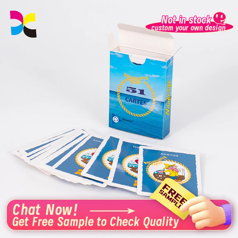 custom.Factory Production Custom  Playing Cards Deck Hot Sell Cards Tuck End Box