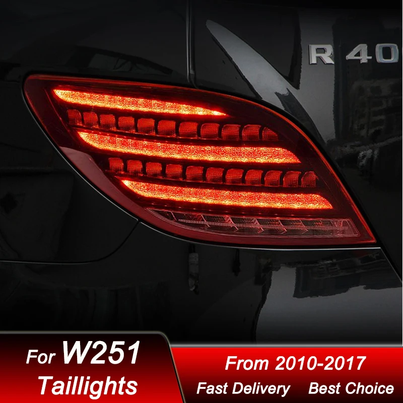 Car Tail Lights For Mercedes-Benz R Class W251 2010-2017 new style full LED Dynamic Turn Signal Light Tail Lamp Assembly