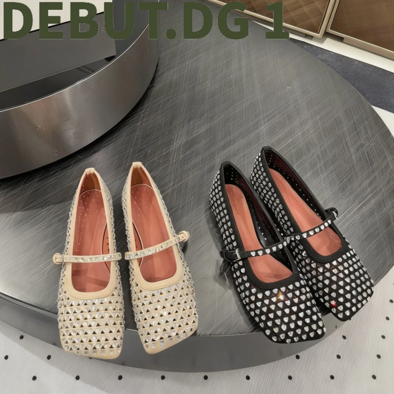 Early Spring New Arrival Suede Flats, 1cm Heel Soft Sheepskin Lining & Leather Sole, Elegant Casual Women's Shoes