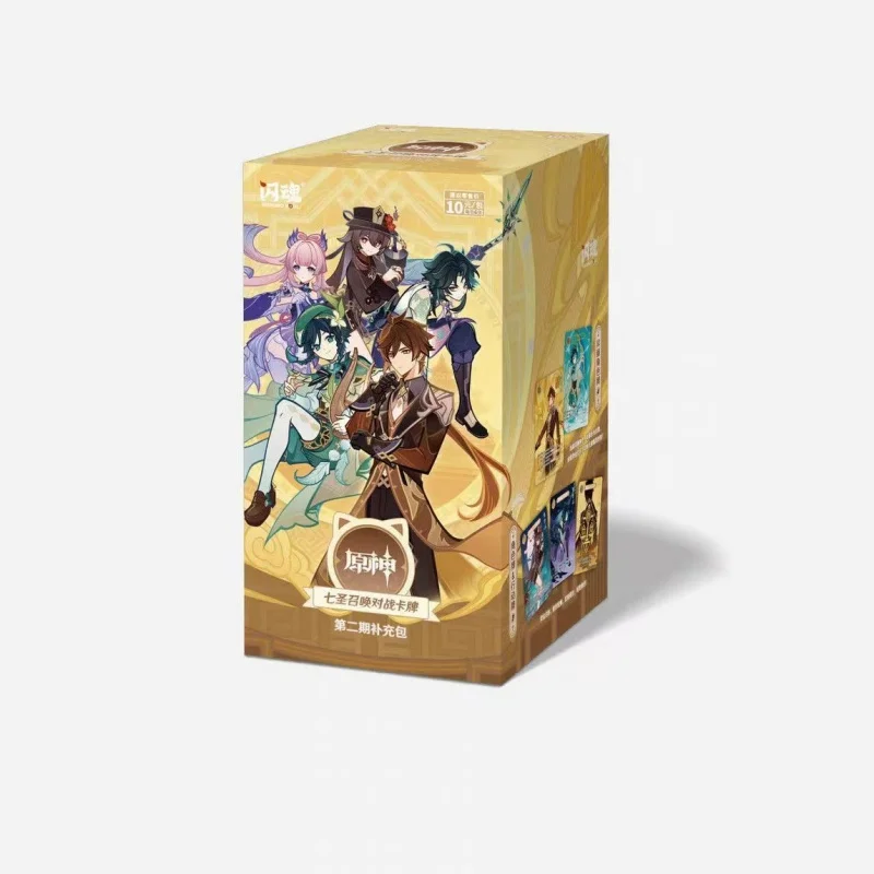 Genshin Impact Talent Summoning Collectible Card Game Shining Souls Season 1-4 Pre-built Deck Expansion Pack Collectible Gift