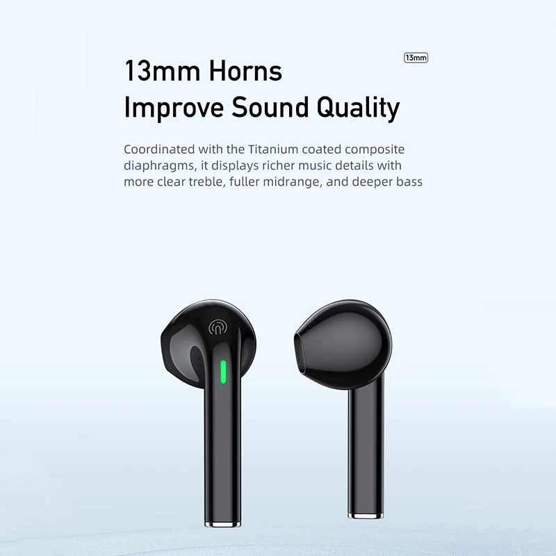 Awei T26 Pro TWS Earphone Nirkabel Bluetooth 5.3 Headphone Tahan Air Stereo Headset Olahraga Earbud Noise Reduction dengan Mikrofon