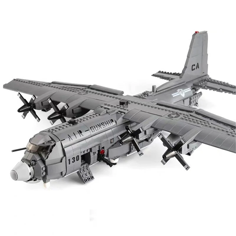 Gunboat Airplane Aircraft Toys Military Building Blocks Sets Construction Bricks Building Toys For Boys