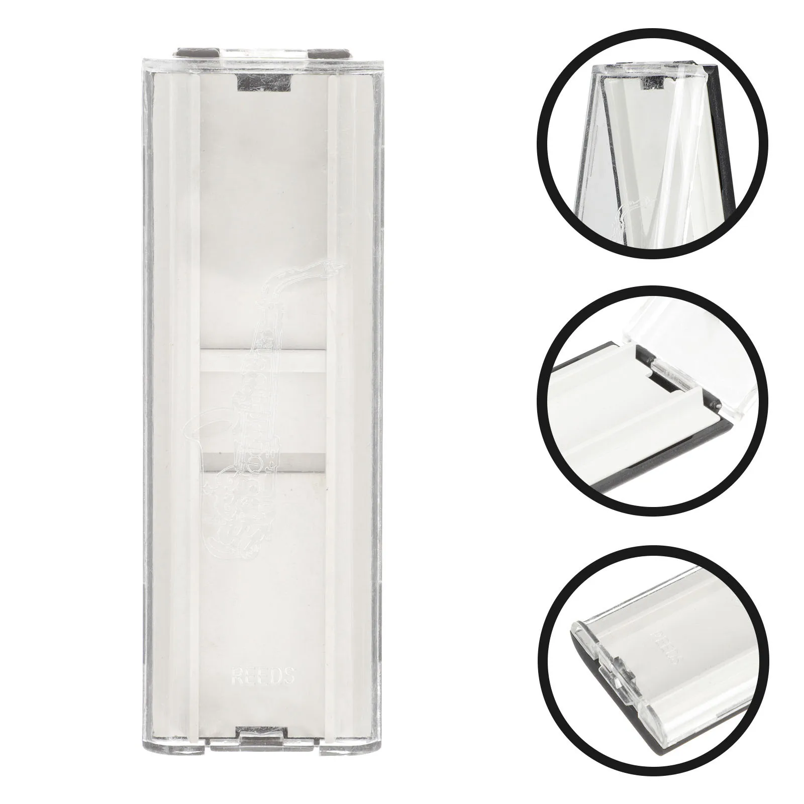 

Portable Ventilated Oboe Reed Holder Durable ABS Storage Organizer Case for Woodwind Instrument Reeds Oboe Reed Storage Box