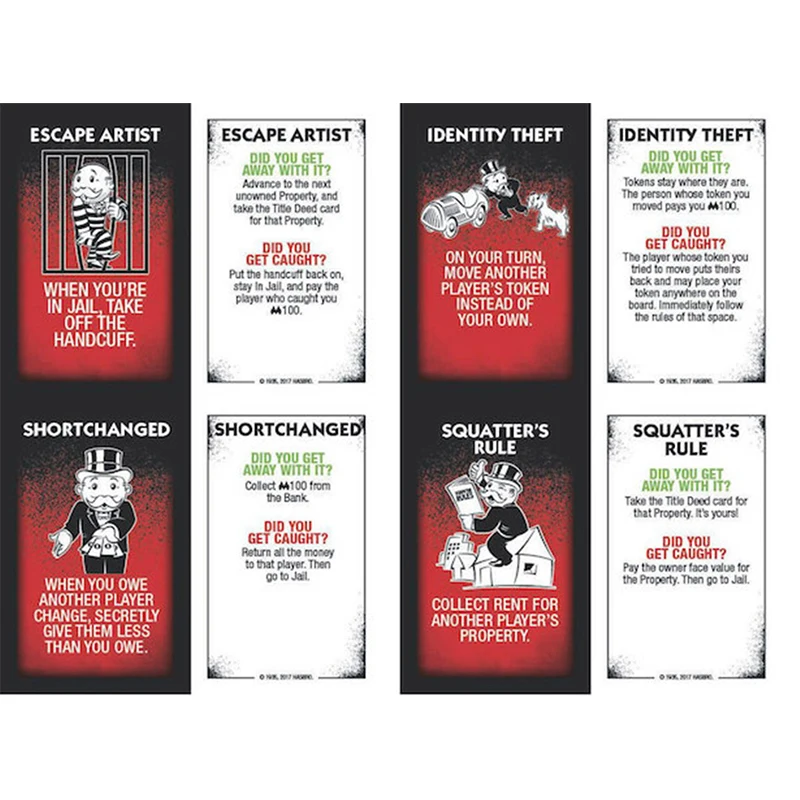 Hasbro Real Estate Tycoon Monopoly Game Cheaters Editio Настольная игра 8 и вверх 2–6 игроков Развлечения