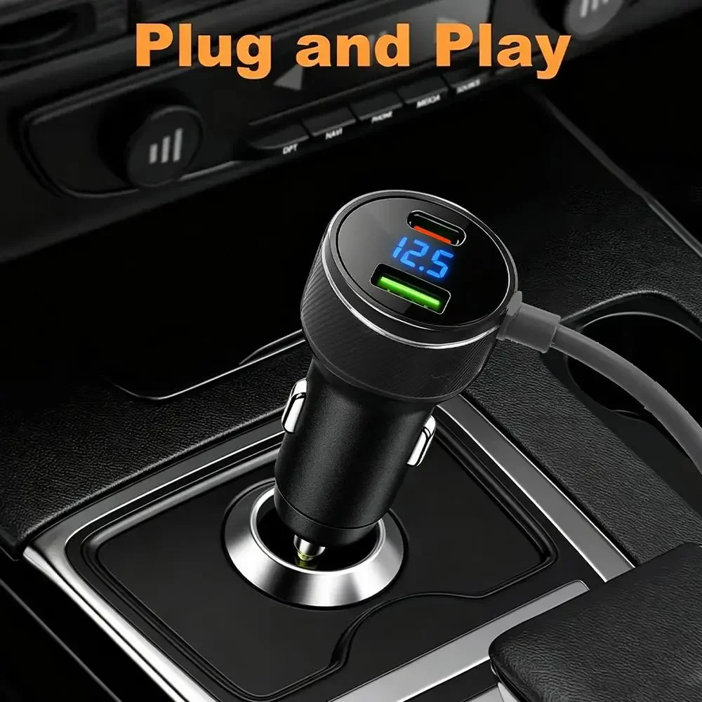 Für Starlink Mini Autoladegerät 12V-24V auf 30V 2A Aufwärtswandler mit digitaler Spannungsanzeige QC3.0+PD Netzadapter Autozubehör – Detail 10
