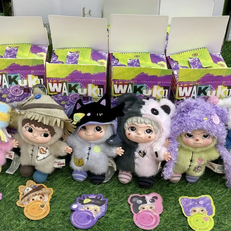 

Новая оригинальная серия подвесок Wakuku Blind Box V4 ручной работы: милый брелок-украшение для сумки, кавайный подарок для коллекционеров
