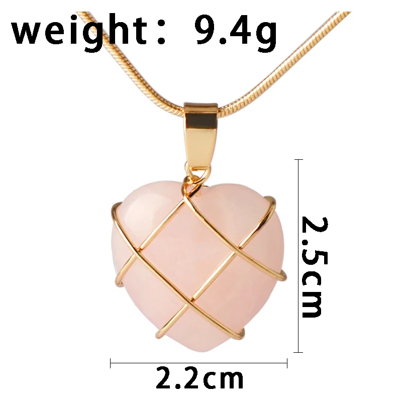 Collana squisita con cuore opale Collana con castello di cristallo per donna Ragazza Quarzo rosa Collana Barbie Accessori per gioielli Regalo