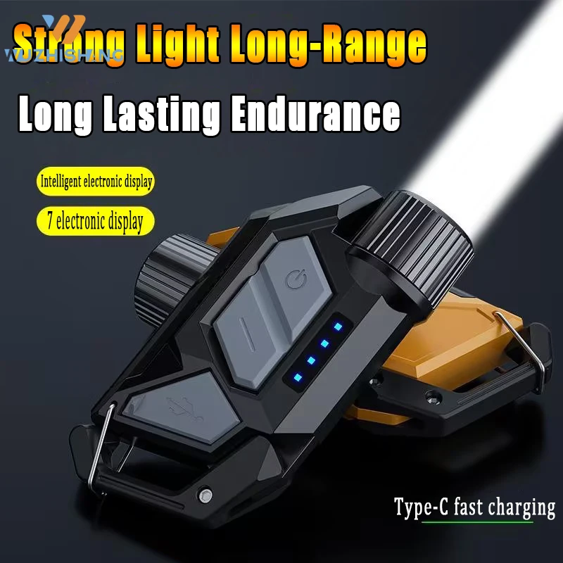 Mini LED Keychain Light Portable COB Work Light USB Rechargeable Torch With Corkscrew Waterproof Outdoor Camping Lamp Lanterns