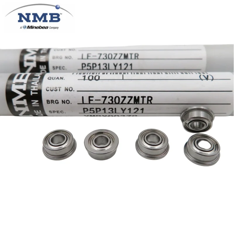 50pcs original NMB flange bearing RF LF-520 630 730 740 830 840 850 940 950 1050 1060 1140 1260 1280 1560 1370 ZZ
