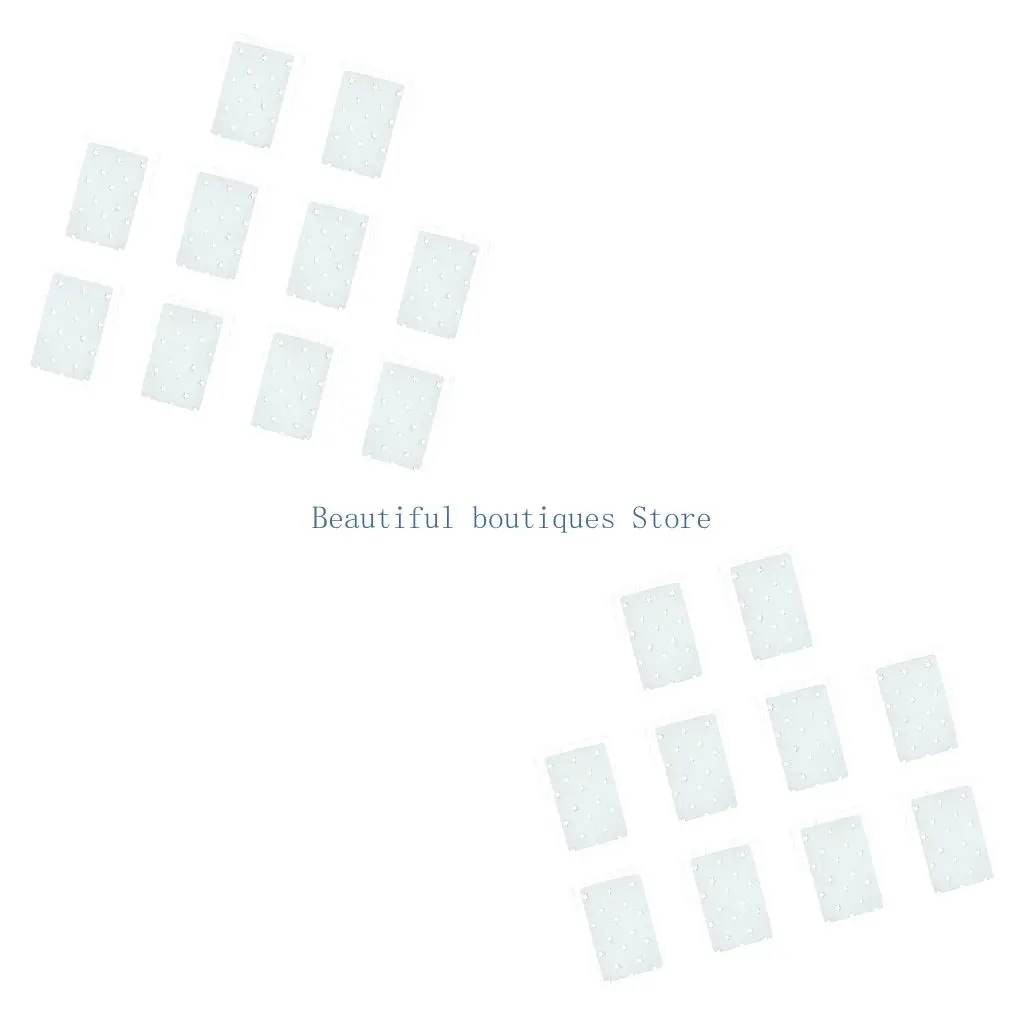U4LF Pack of 10PCS Clear Plastic Card Covers High Star Pattern Card Protectors With Five Point Star And Dots Accent Optional