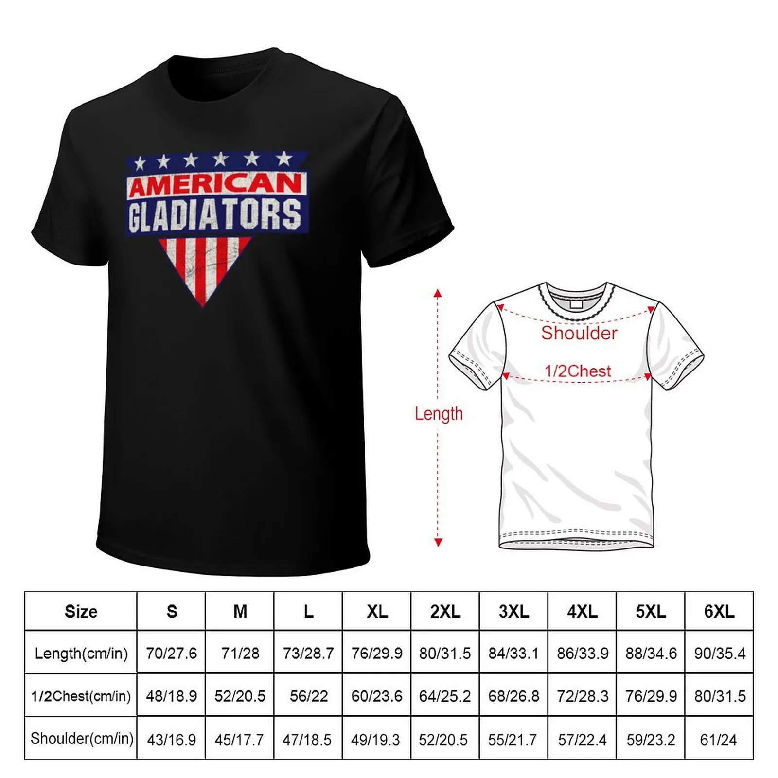 American Gladiators Worn T-Shirt Outdoor Working T-Shirt