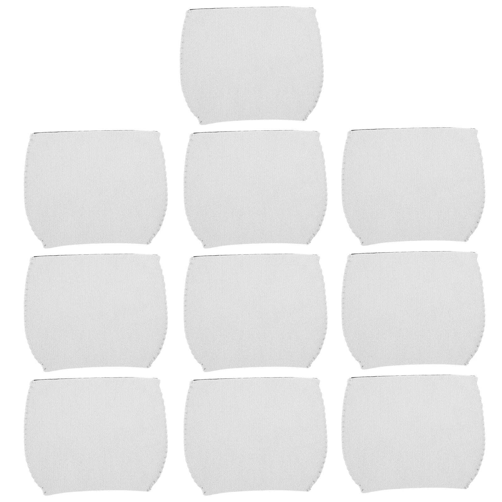 

10pcs Sublimation Goblet Sleeves Neoprene Wine Glass Covers Insulated Blank Sleeves Diy Design Mug Press Wraps Party Favors