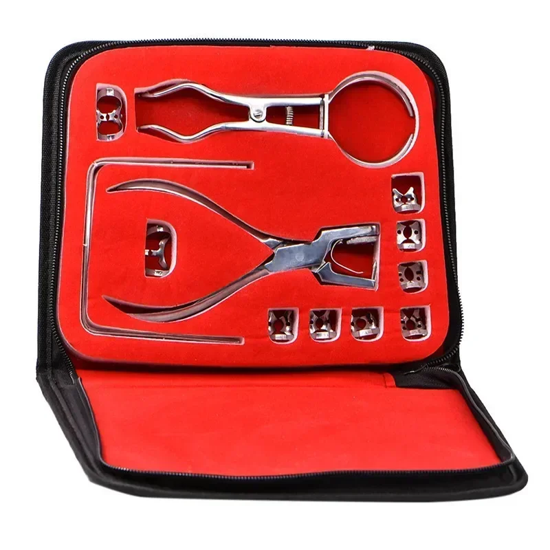 

1 Set Dentals Rubbers Dam Kit Dentals Dam Hole Punchers Pliers Teeth Care Perforators Stainless Steel for Dentist