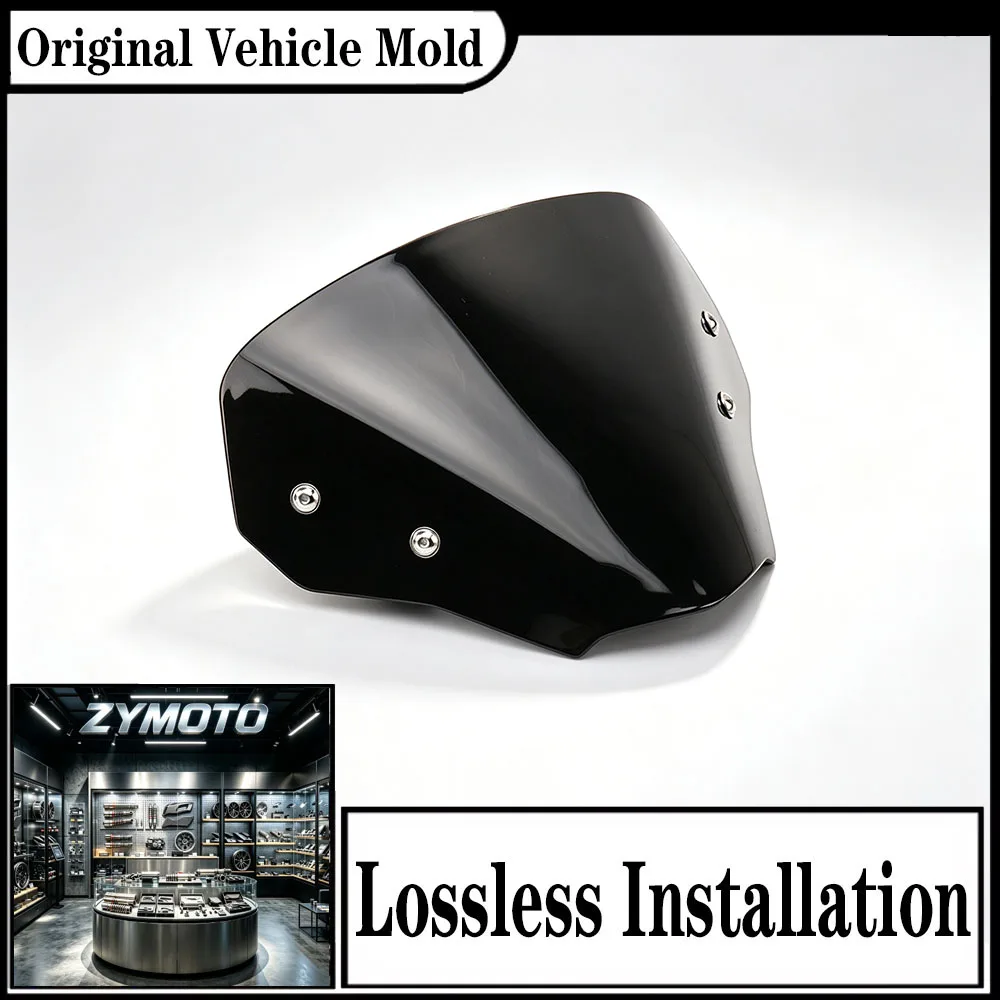 FOR HONDA CB750 Hornet CB 750 Hornet 2023-2025 Motorcycle Front Windshield Visor Flyscreen Windscreen Shield Clear Black Accesso
