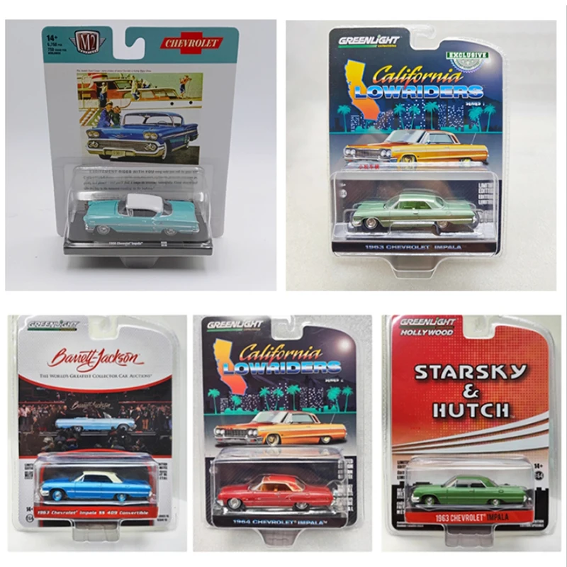 

Diecast 1: 64 Scale 1958/1963/1964 Chevrolet's Impala SS 409 Classic Car Alloy Car Model Toy Gift Collection Display Souvenir