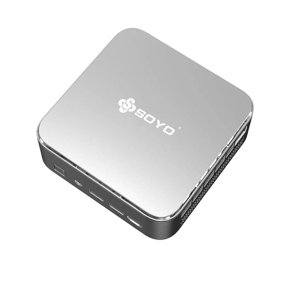 SOYO NcuBox S4 PLUS MINI PC Ryzen 7 H255 DDR5 5600Mhz (Upt 64GB) PCIe3.0 Nvme SSD WIFI6E BT5.2 8K HD Mini PC Diy Gaming Computer