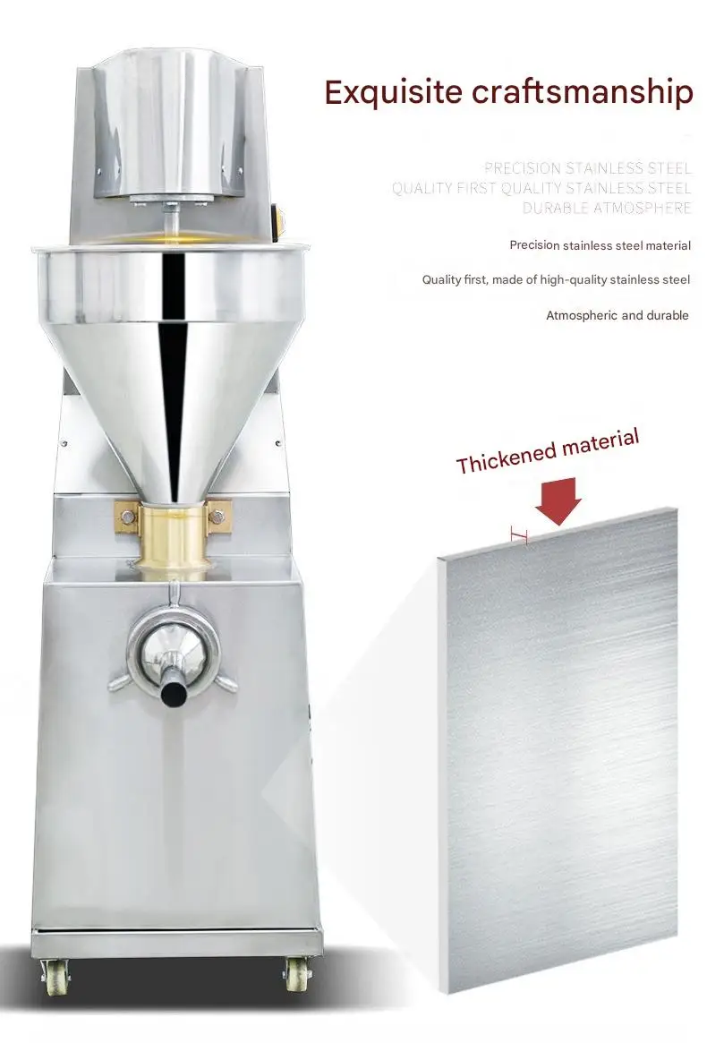 Fully automatic vertical stainless steel sausage machine including ham and sausage stuffing machine.