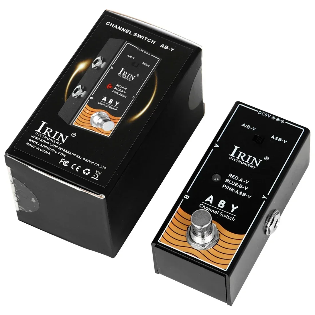 IRIN RF-17 ABY Gitarreneffektpedal Line Selector AB Switch Pedal AB Box-ABY Channel True Bypass Gitarrenbass Teile & Zubehör