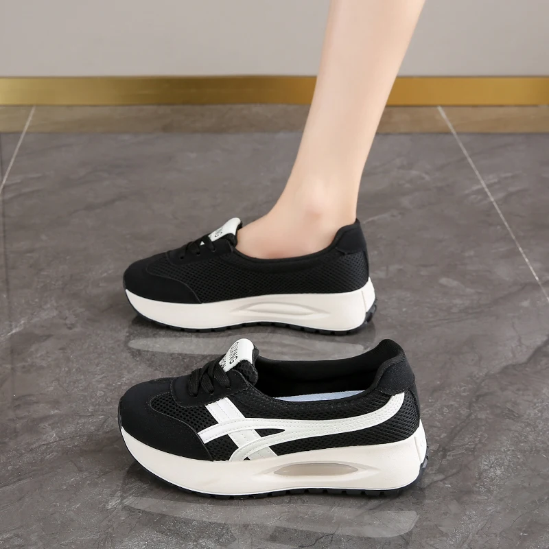 

Новинка лета 2025 года, освежающая легкая высококачественная повседневная обувь Agan, универсальная женская обувь 35–40, дышащая, удобная