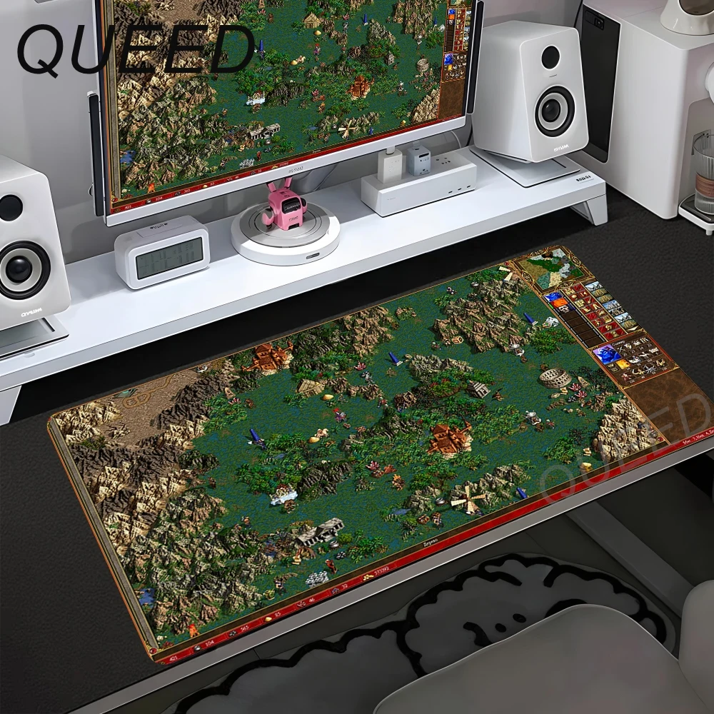 Heroes of Might and Magic 3 Mats Pc Gamer Computer Accessories Mouse Pad Carpet Gaming Laptop Keyboard Desk Mat Large Mause Pads