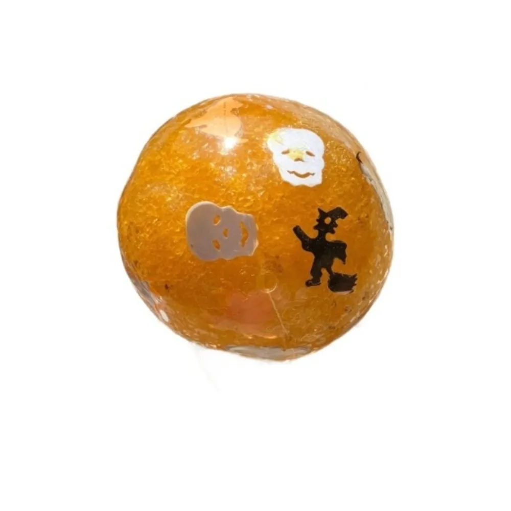 Creative Ice Cube Design Halloween Squeeze Toy Cartoon Pinch Slow Rebound Toy Round TPR Fidget Toy Halloween Prank