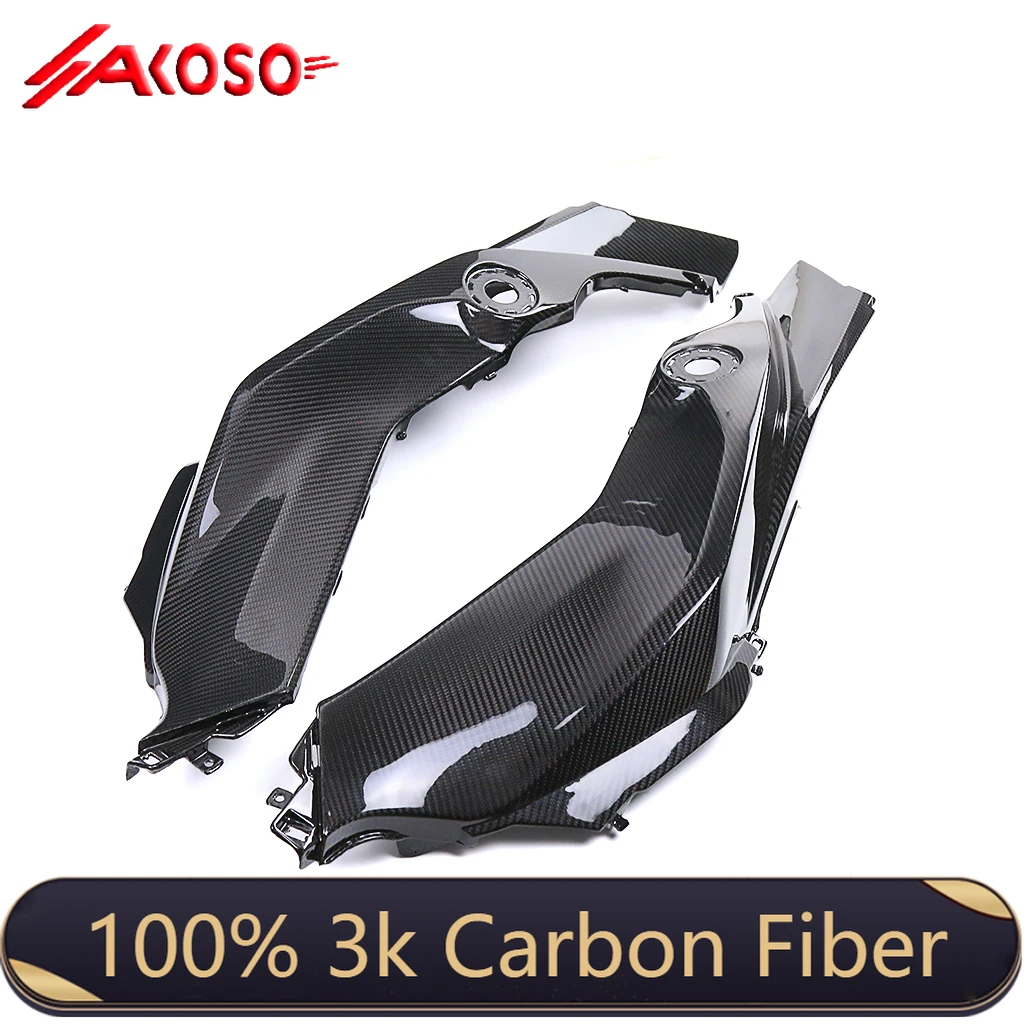 

For BMW S1000XR 2020 Side Water Tank 100% 3k Carbon Fiber Cover Racing Grade Lightweight Motorcycle Modified Exterior Parts