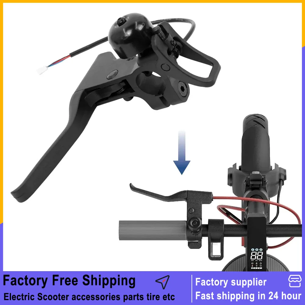 

Electric Scooter Front Handle Brake Parts for Xiaomi 4 Mi4 Pro Kickscooter Brake Lever with Horn Replacement Accessories