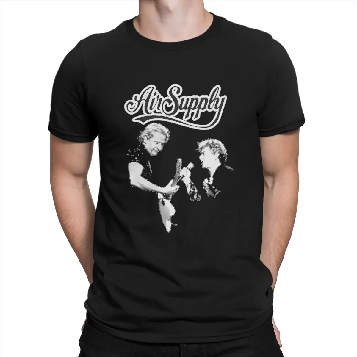 Air Supply Crewneck Short Sleeve  Cotton T Shirt Humor Hot Sale The World-renowned Slow Rock Group Of The 70s And 80s Men TShirt