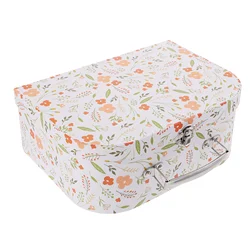 Portable Storage Suitcase Kids Stationery Gift ganizer Box Foldable Toy Carrier Handheld File Container Lightweight Sundry