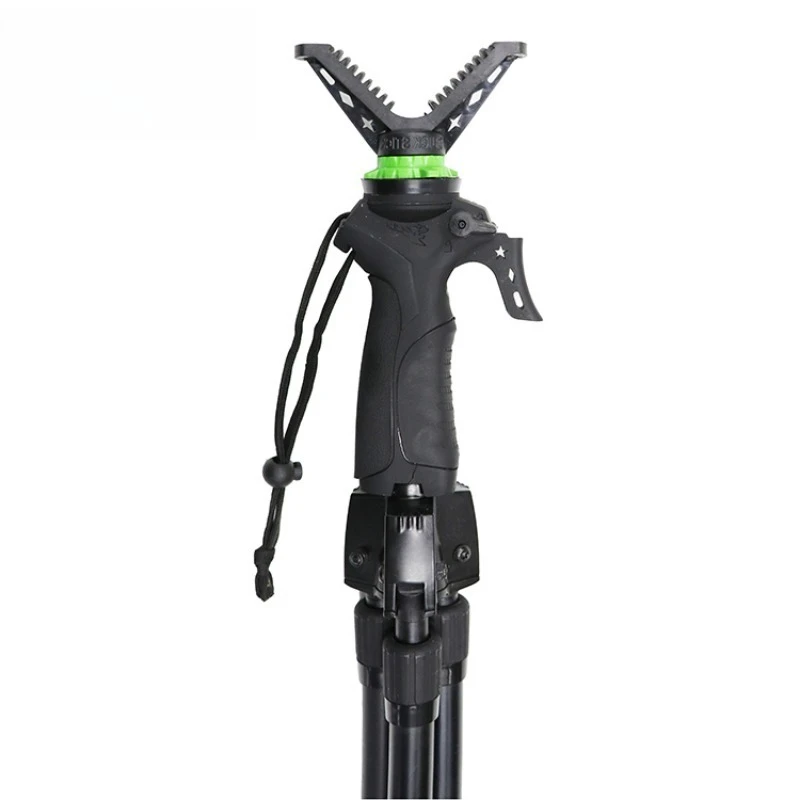 V-shaped rotating yoke tripod telescopic shooting rod hunting rod