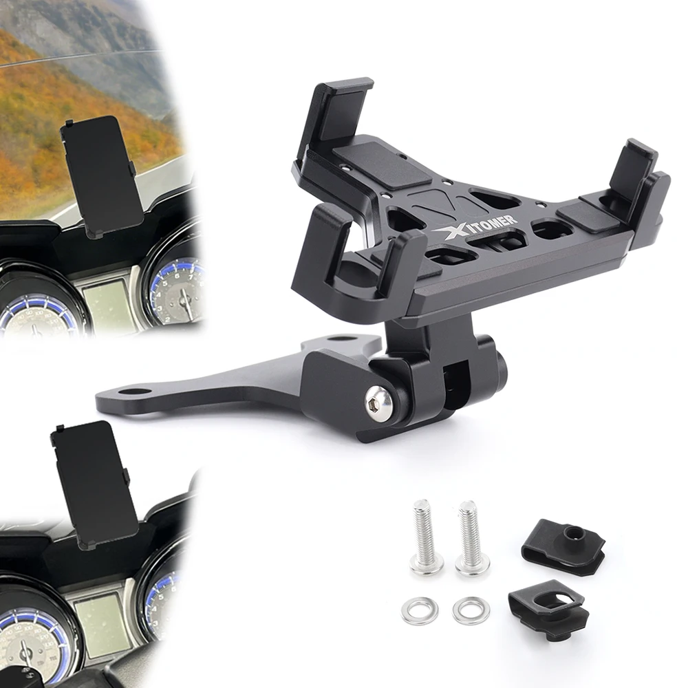 

Motorcycle GPS Navigation Bracket GPS Mount Phone Holder Bracket TMAX 530 2017-2019 TMAX 560 2020-2021 T-MAX 560 For Yamaha