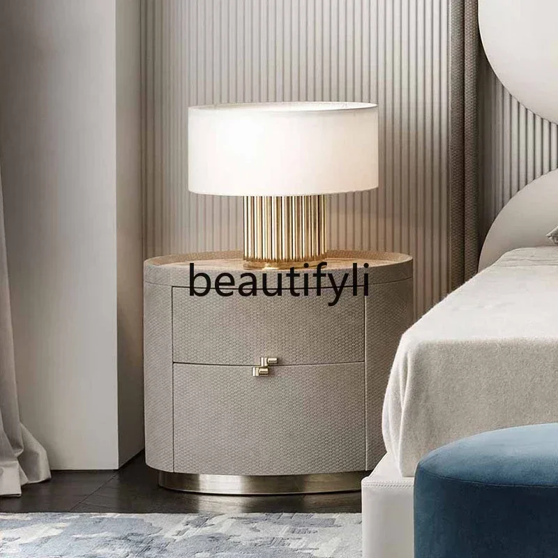 

Asmt14 New Light luxury oval simple marble locker model room