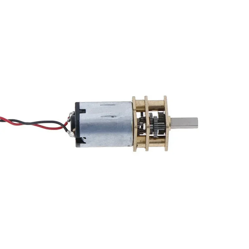 ABMI-DC 3V-6V N20 محرك تروس معدني صغير صغير 5 قطعة مع مخفض معدني كامل 60 دورة في الدقيقة سرعة بطيئة ،